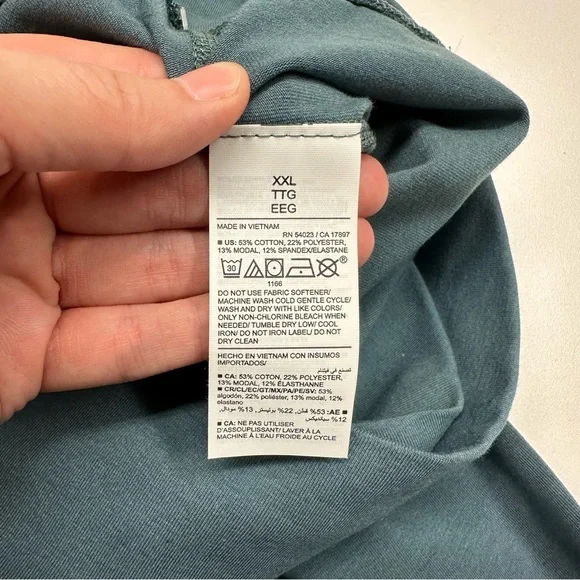 Old Navy Active Powerchill High Rise Crossover Super Flare Pants Jade Shadow XXL - Picture 5 of 8